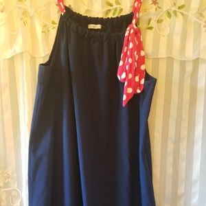 Navy Swing dress